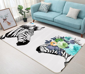 3D Zebra Vision 598 Non Slip Rug Mat Mat AJ Creativity Home 