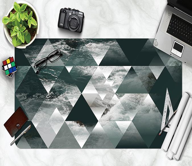 3D Triangle Sea 145 Desk Mat Mat AJ Creativity Home 