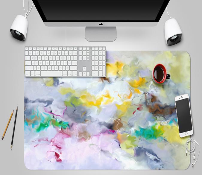 3D Abstract Color 083 Desk Mat Mat AJ Creativity Home 