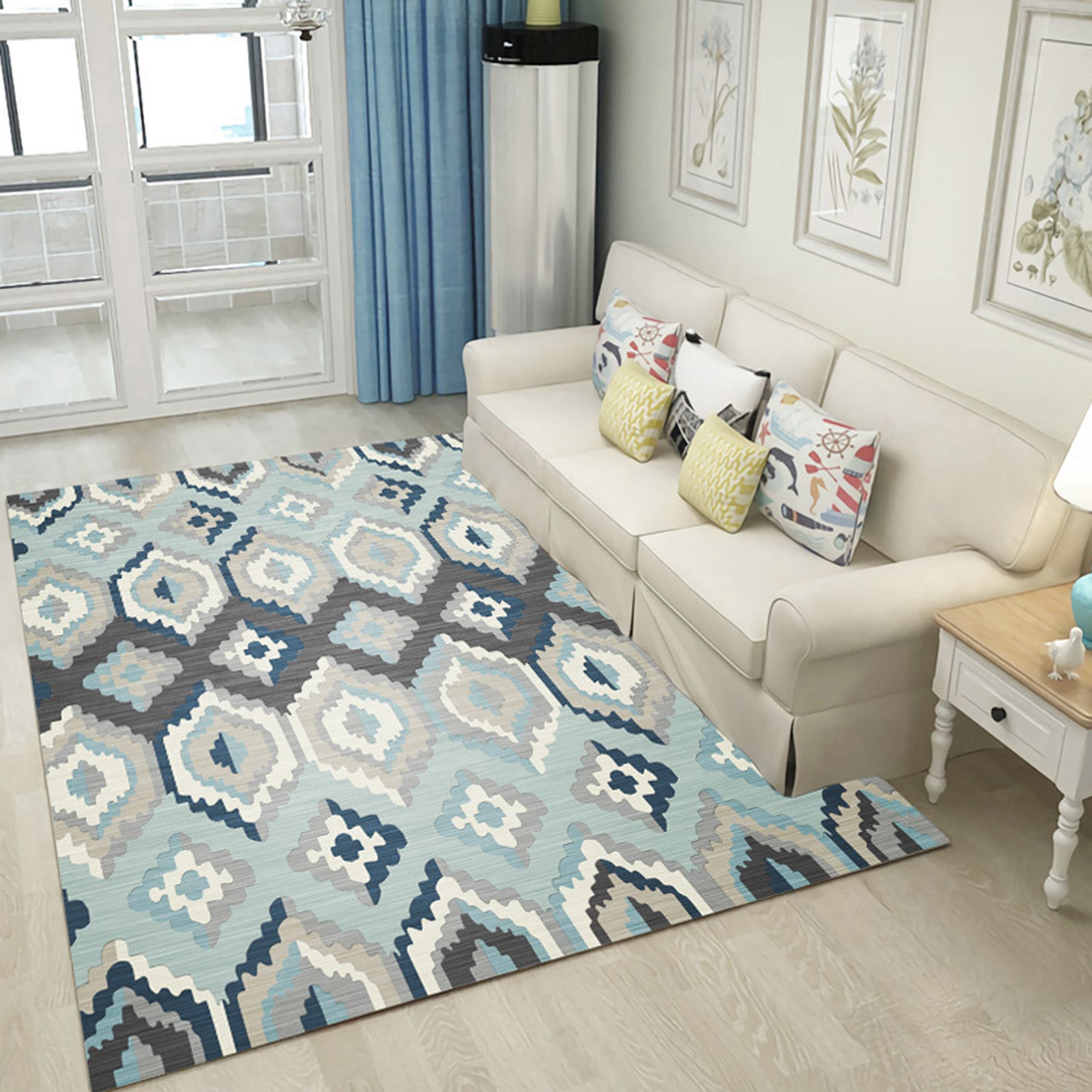 3D Color Pattern WG295 Non Slip Rug Mat Mat AJ Creativity Home 