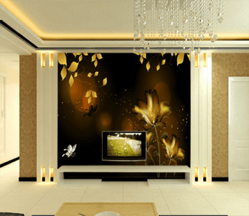 3D Dreamy Butterfly 038 Wallpaper AJ Wallpaper 