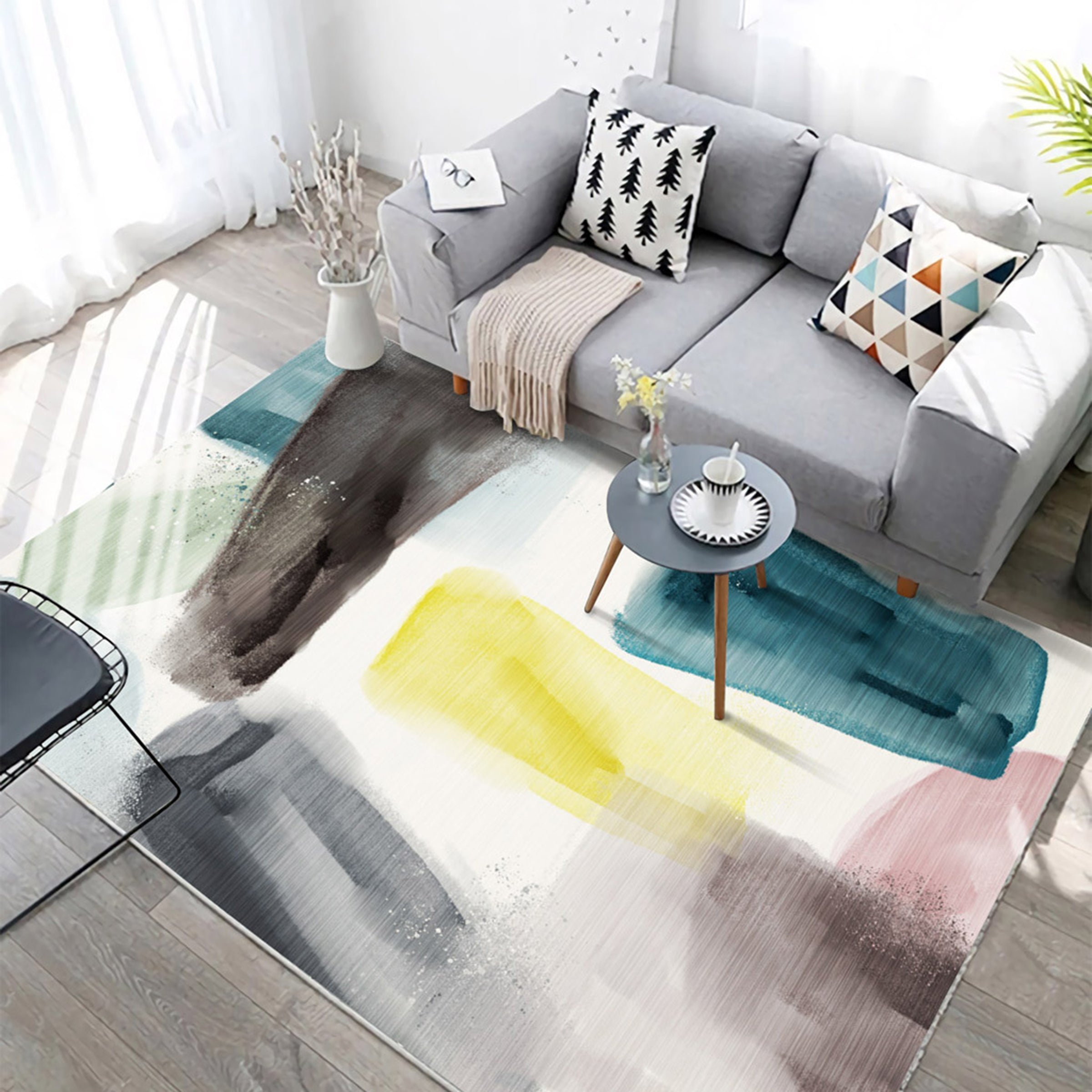 3D Color Pattern WG309 Non Slip Rug Mat Mat AJ Creativity Home 