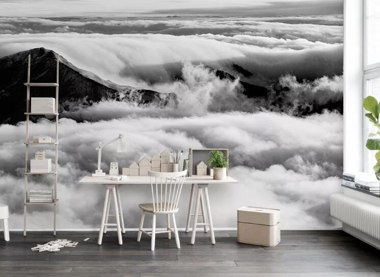 3D White Clouds 1175 Wall Murals Wallpaper AJ Wallpaper 2 