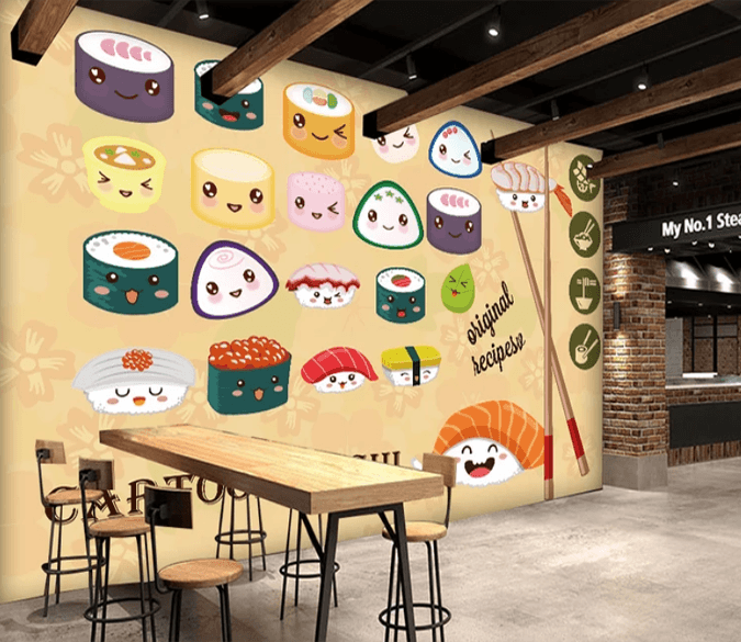 3D Cute Sushi 953 Wallpaper AJ Wallpaper 2 