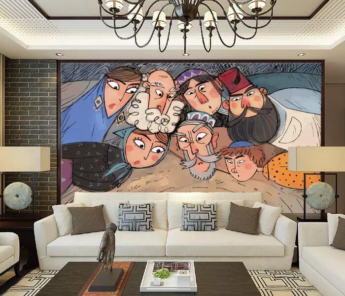 3D Adults And Children 1294 Wall Murals Wallpaper AJ Wallpaper 2 