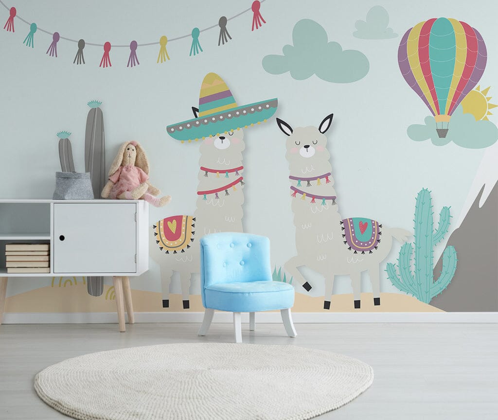 3D Sheep Balloon WC004 Wall Murals Wallpaper AJ Wallpaper 2 