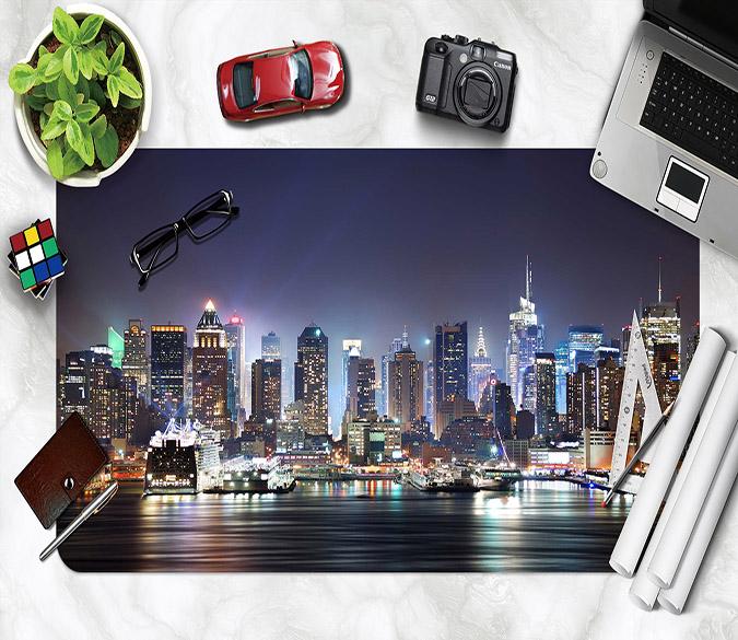 3D New York City 023 Desk Mat Mat AJ Creativity Home 