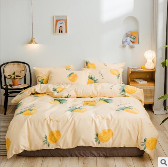 3D Yellow Pineapple 17062 Bed Pillowcases Quilt