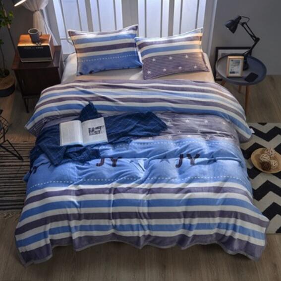 3D Blue Bar 20186 Bed Pillowcases Quilt