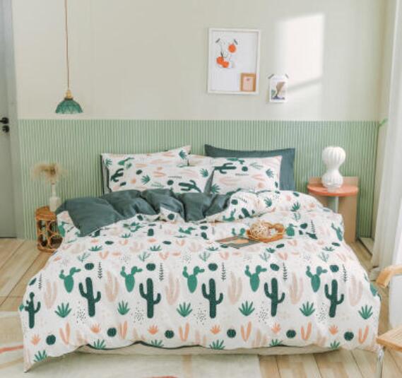 3D Cactus 40065 Bed Pillowcases Quilt