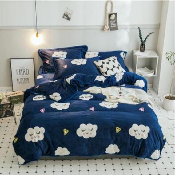 3D Cartoon Clouds 30260 Bed Pillowcases Quilt