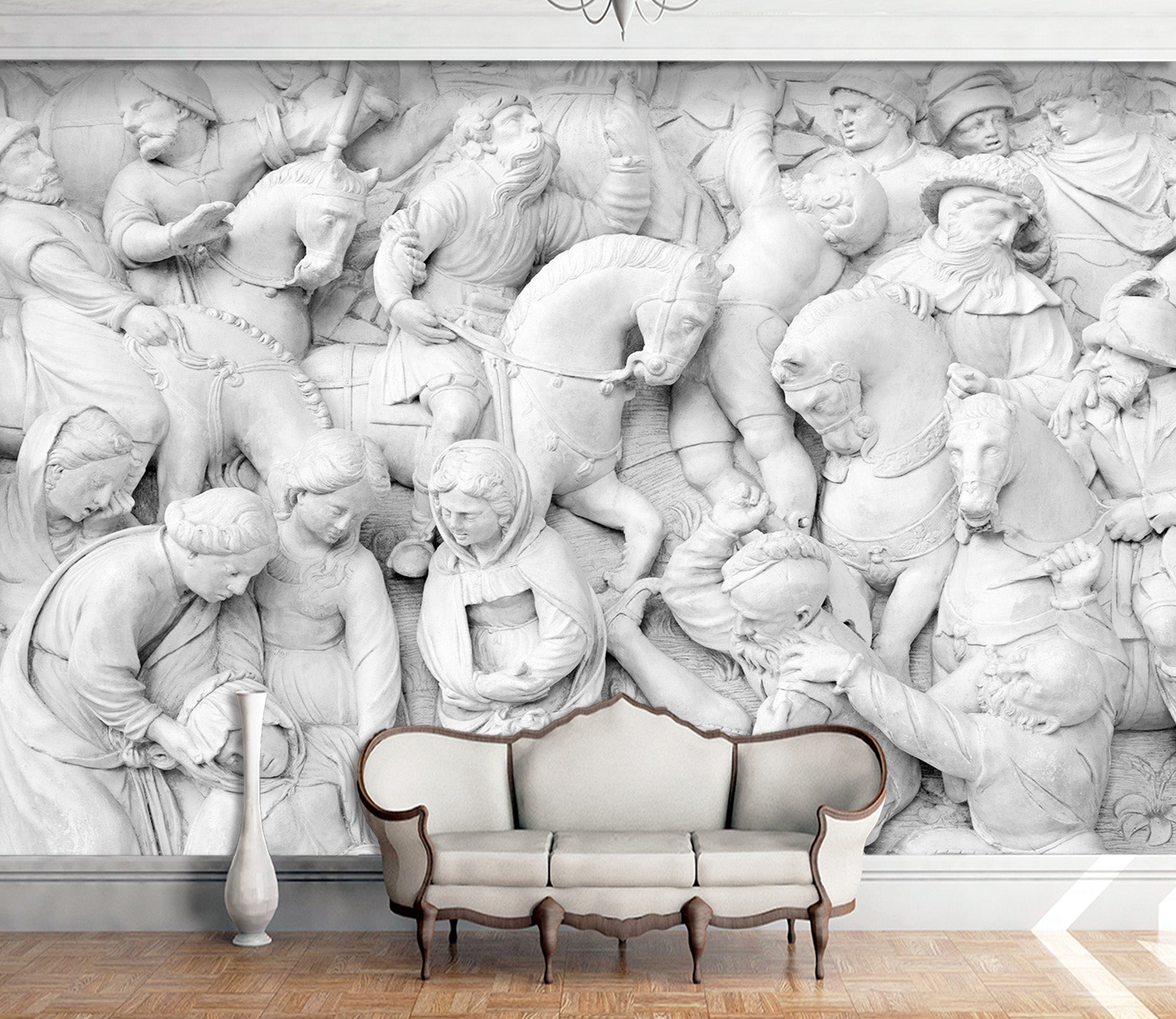 3D Carving People 1594 Wall Murals