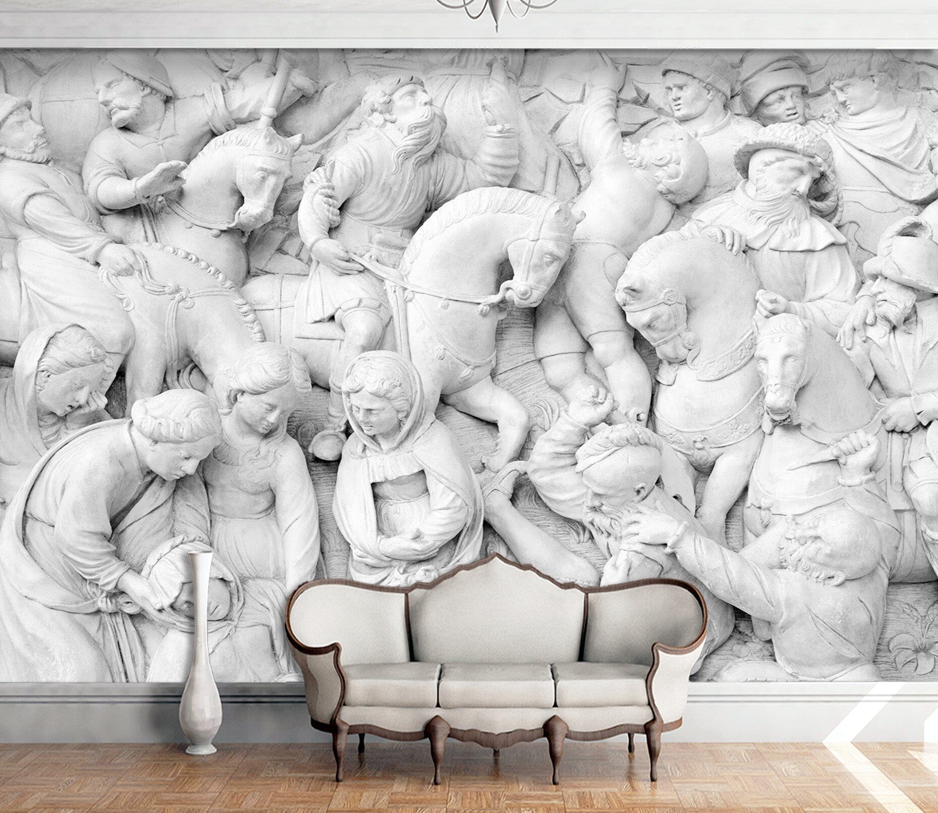 3D Carving People 1594 Wall Murals Wallpaper AJ Wallpaper 2 