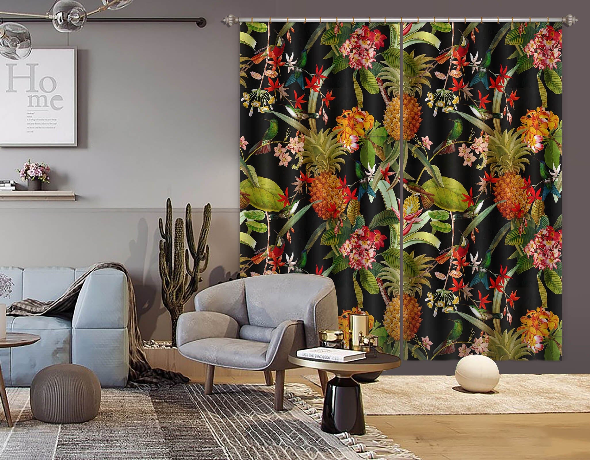3D Bumper Fruit 161 Uta Naumann Curtain Curtains Drapes Curtains AJ Creativity Home 