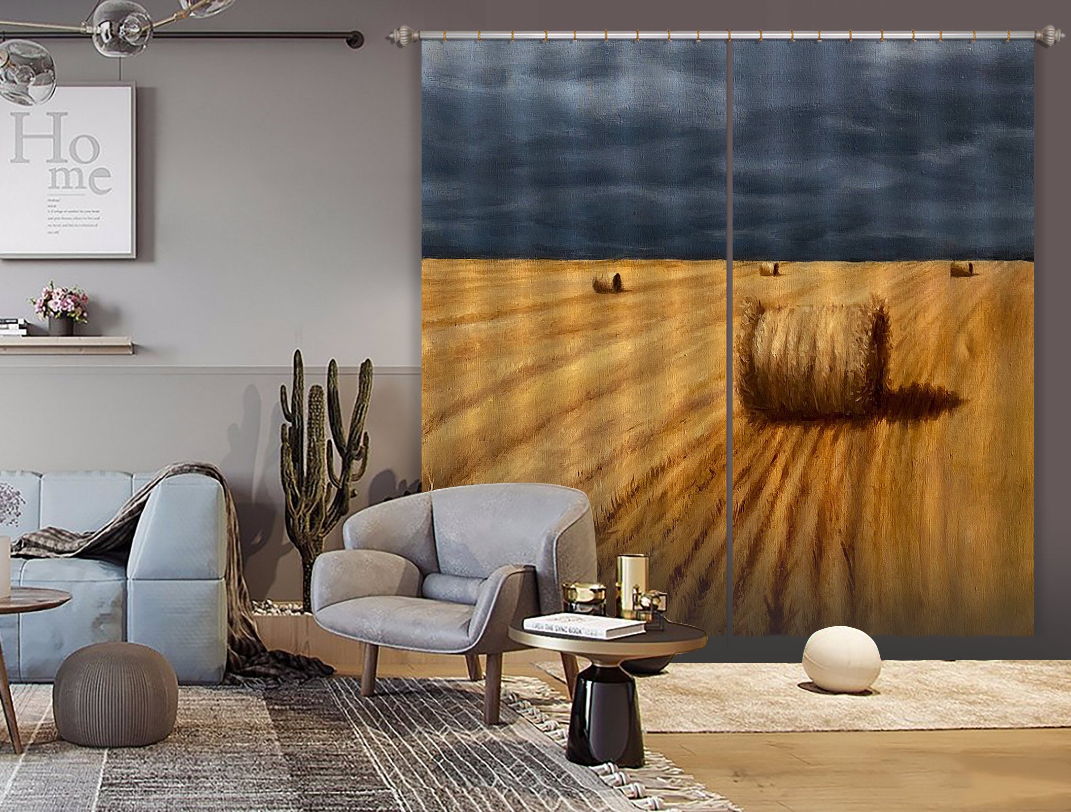 3D Grass Ball 1703 Marina Zotova Curtain Curtains Drapes