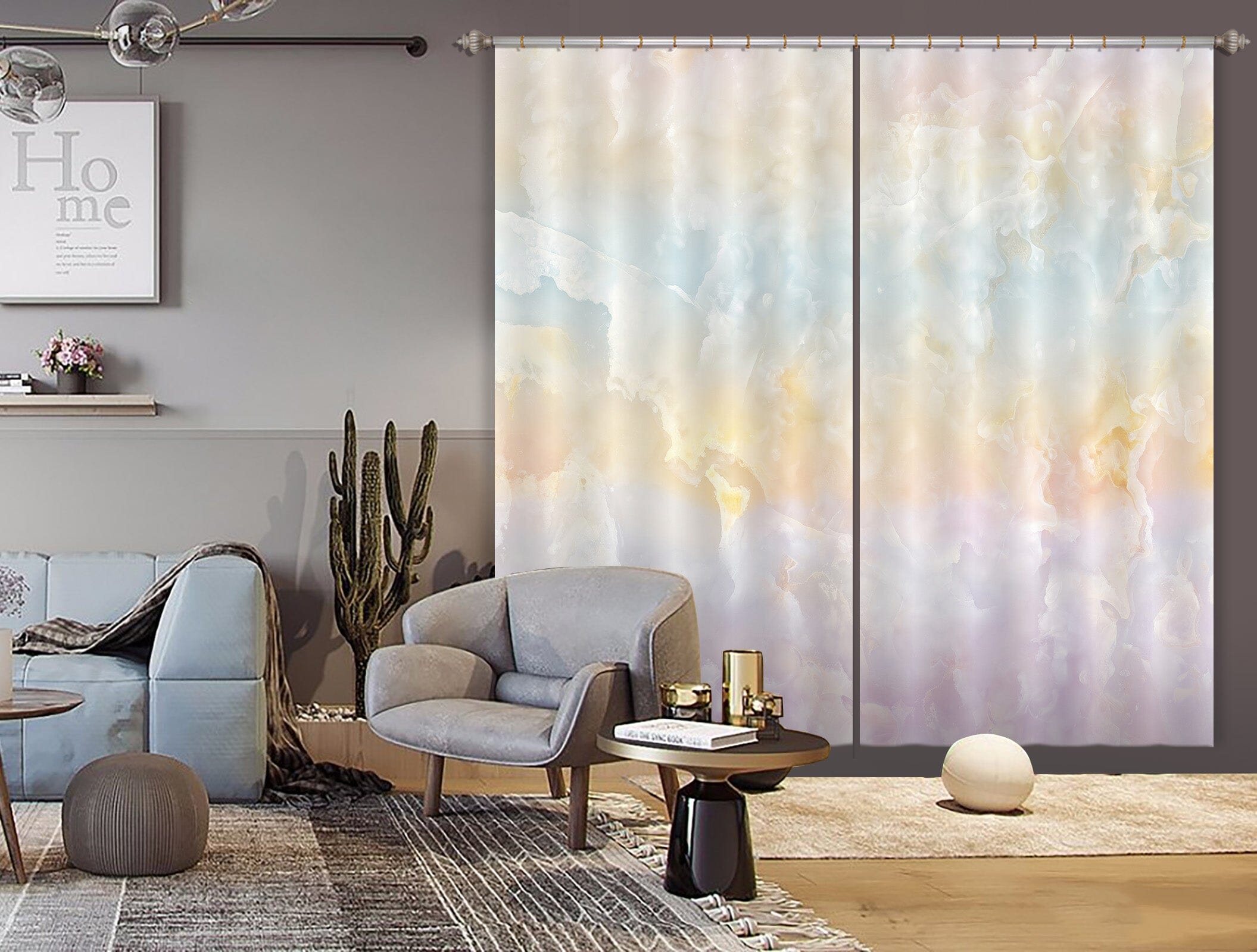 3D Color Pattern 864 Curtains Drapes Wallpaper AJ Wallpaper 