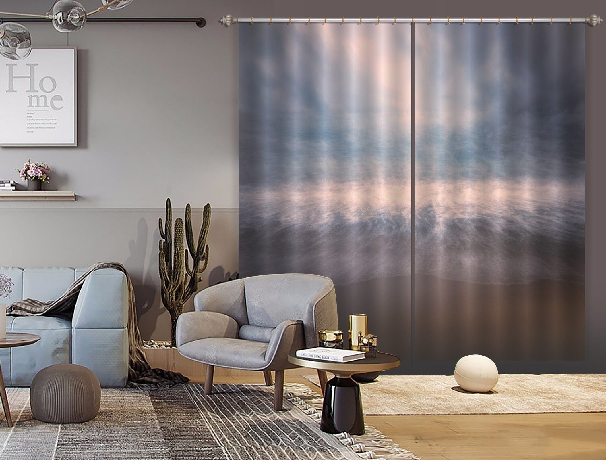 3D Desert Storm 121 Marco Carmassi Curtain Curtains Drapes Curtains AJ Creativity Home 