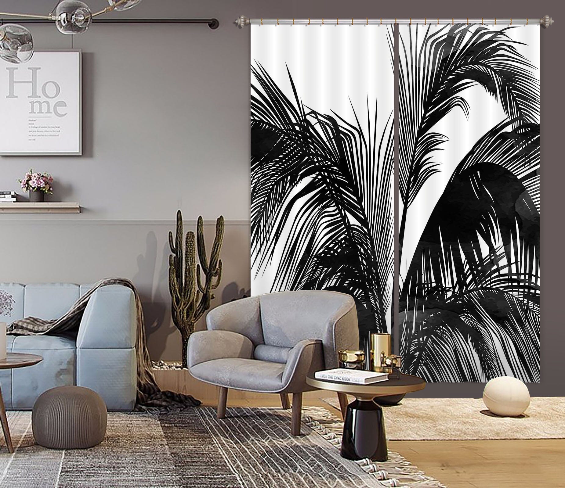 3D Lush Leaves 1115 Boris Draschoff Curtain Curtains Drapes Curtains AJ Creativity Home 