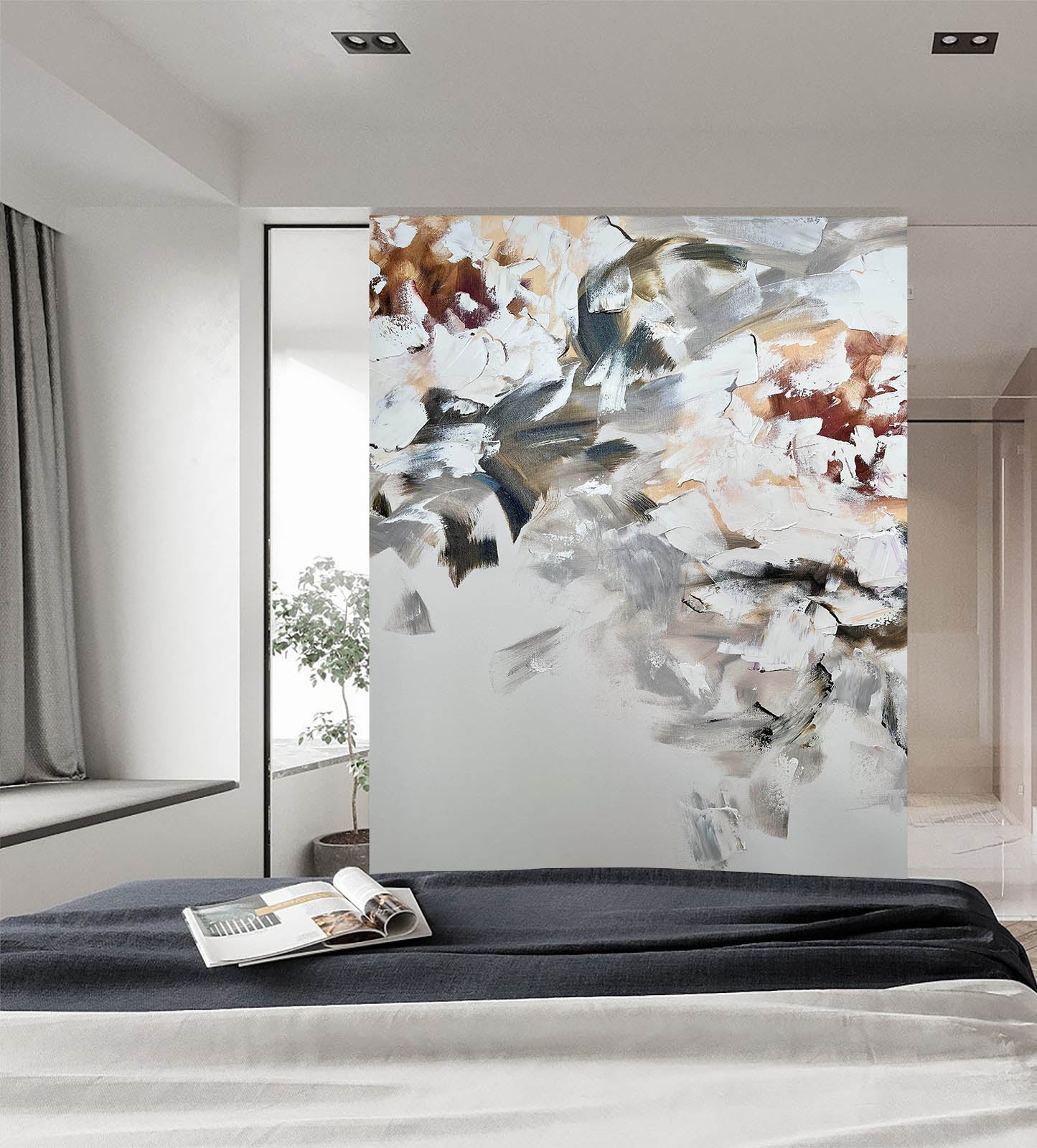 3D Paint Flower 2646 Skromova Marina Wall Mural Wall Murals