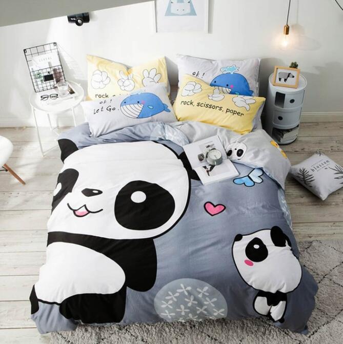 3D Panda 7128 Bed Pillowcases Quilt