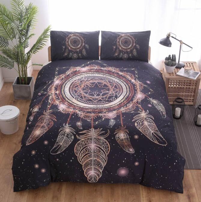 3D Starlight Dream Catcher 5060 Bed Pillowcases Quilt
