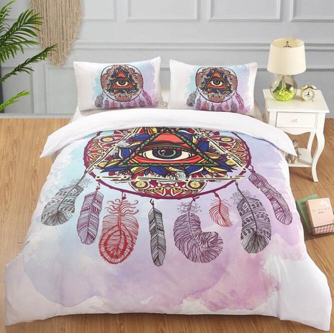 3D Eye Dream Catcher 5065 Bed Pillowcases Quilt