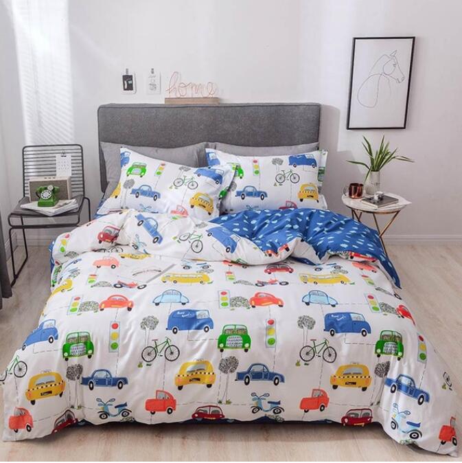 3D Car Bicycle 5004 Bed Pillowcases Quilt