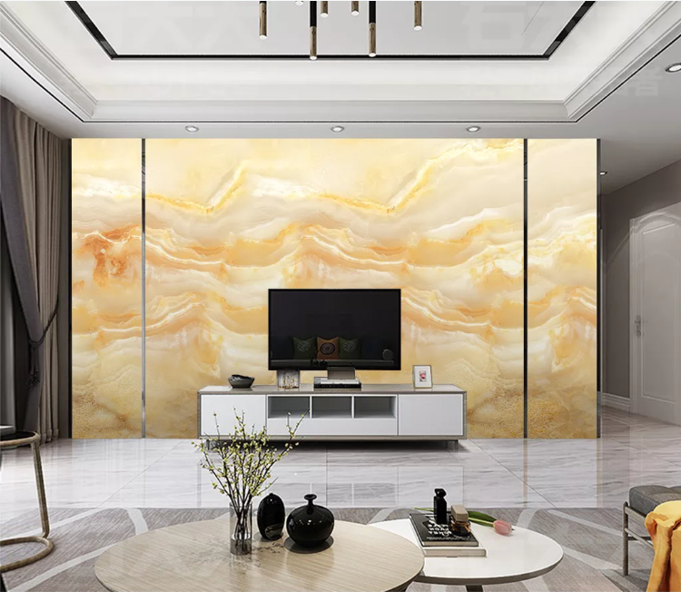 3D Yellow Slate WC2583 Wall Murals