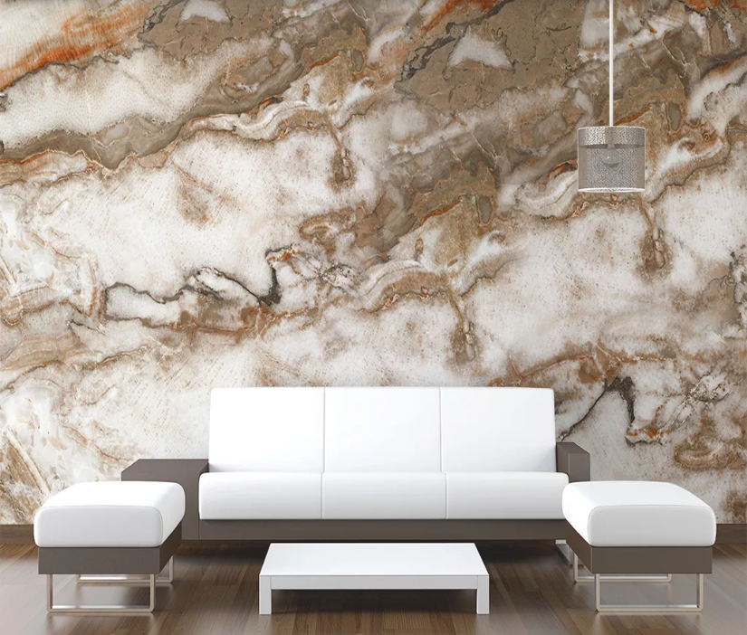 3D Mud Wave WC2089 Wall Murals