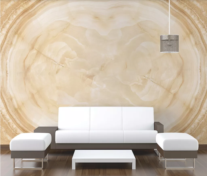 3D Yellow Circle WC2088 Wall Murals