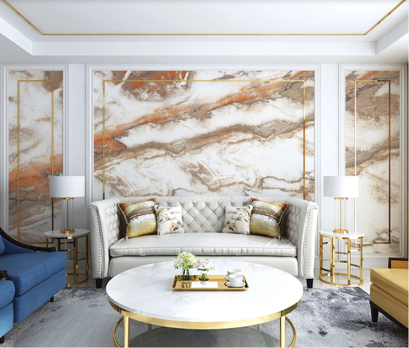 3D Red Stripes WC2084 Wall Murals