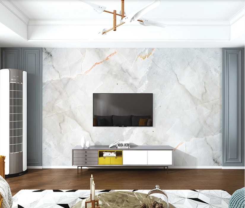 3D White Slate WC2021 Wall Murals