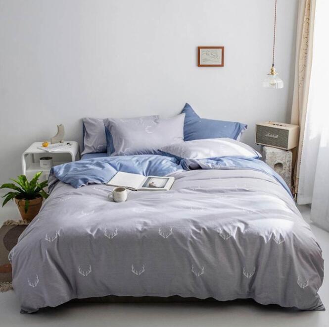 3D Gray 5106 Bed Pillowcases Quilt