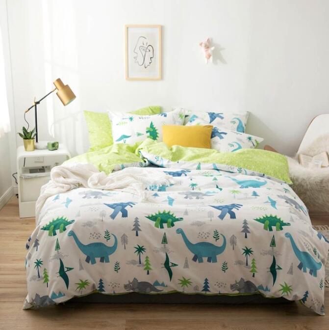 3D Cartoon Dinosaur 7075 Bed Pillowcases Quilt