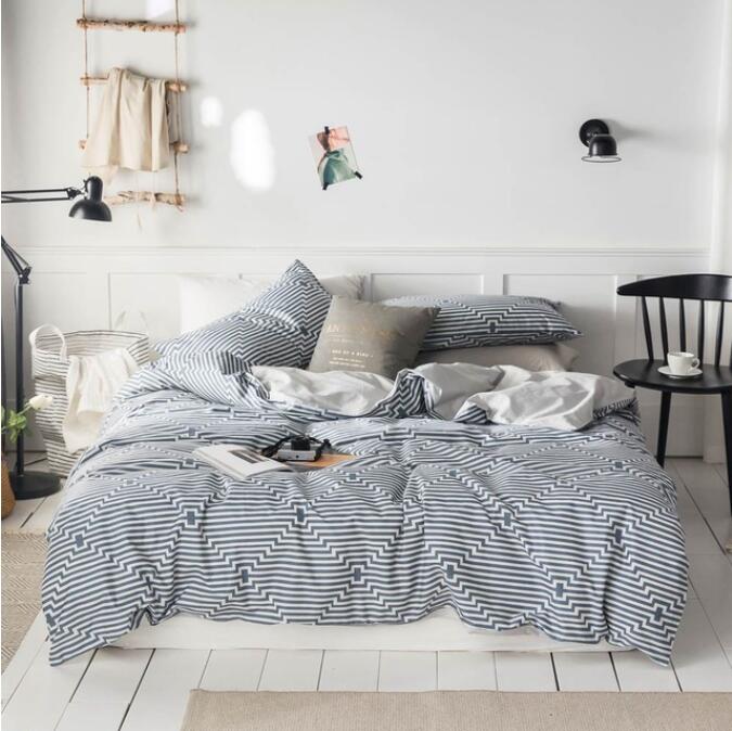 3D Pinstripe Rhombus 12001 Bed Pillowcases Quilt