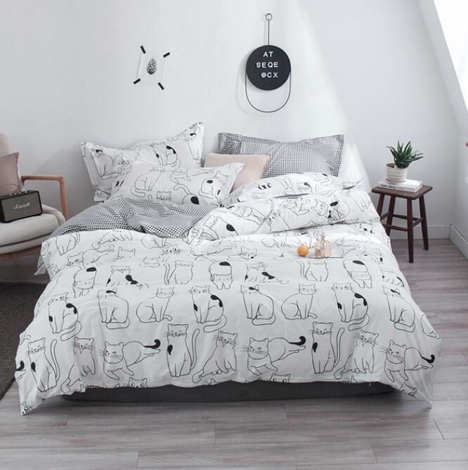 3D Many Line Cats 5143 Bed Pillowcases Quilt