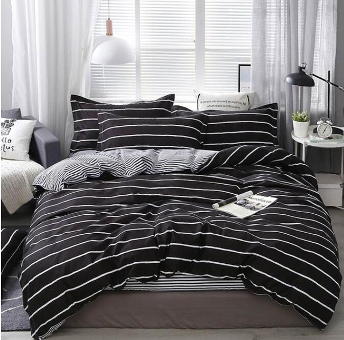 3D Horizontal Stripes 7145 Bed Pillowcases Quilt