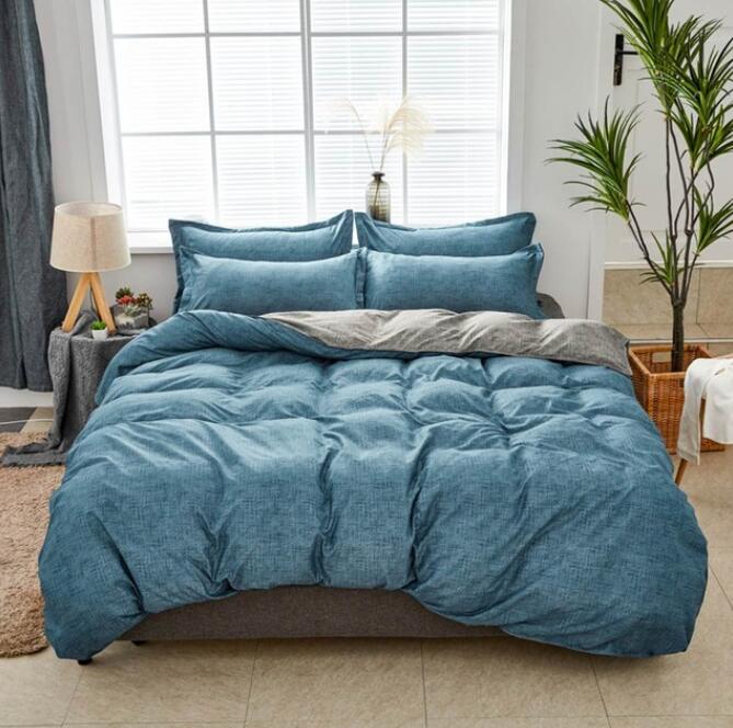 3D Blue 7142 Bed Pillowcases Quilt