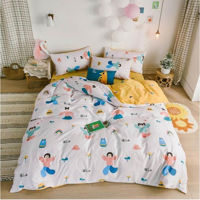 3D Cartoon Doll 6165 Bed Pillowcases Quilt