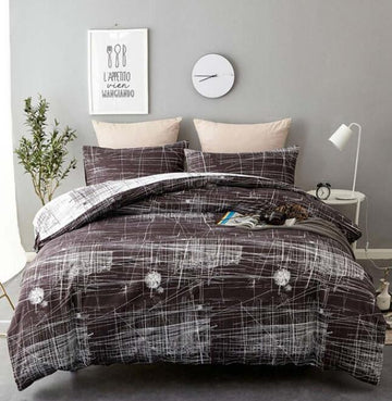 3D Brown 5081 Bed Pillowcases Quilt