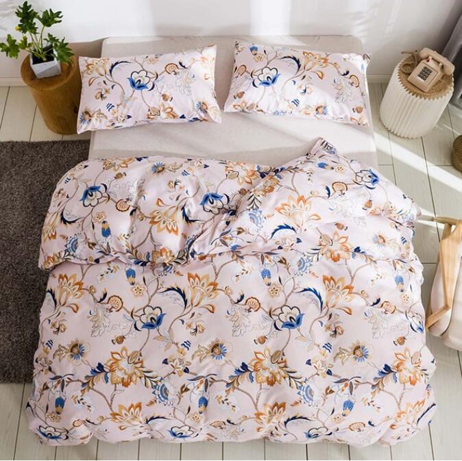 3D Gold Blue Pattern 7183 Bed Pillowcases Quilt