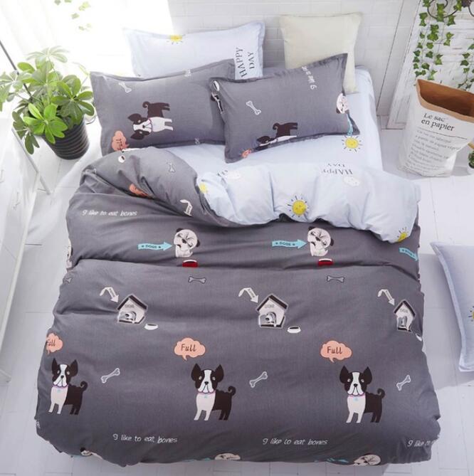 3D Dog 7164 Bed Pillowcases Quilt
