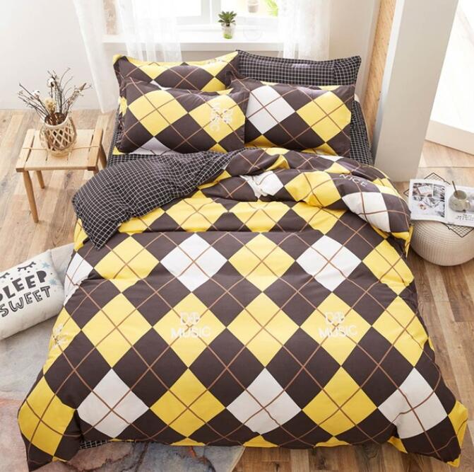 3D Diamond 7165 Bed Pillowcases Quilt