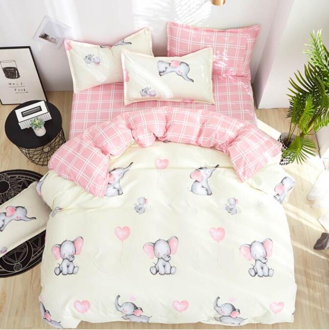 3D Elephant 7169 Bed Pillowcases Quilt