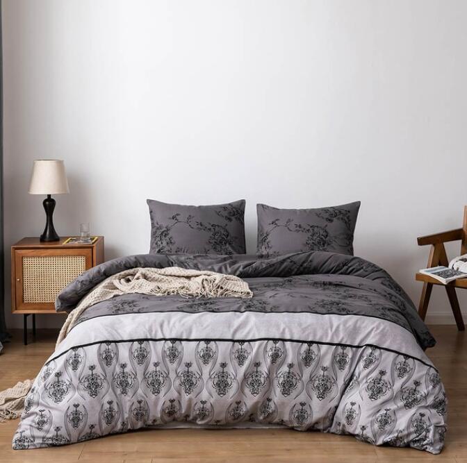 3D Dark Gray Pattern Totem 5111 Bed Pillowcases Quilt