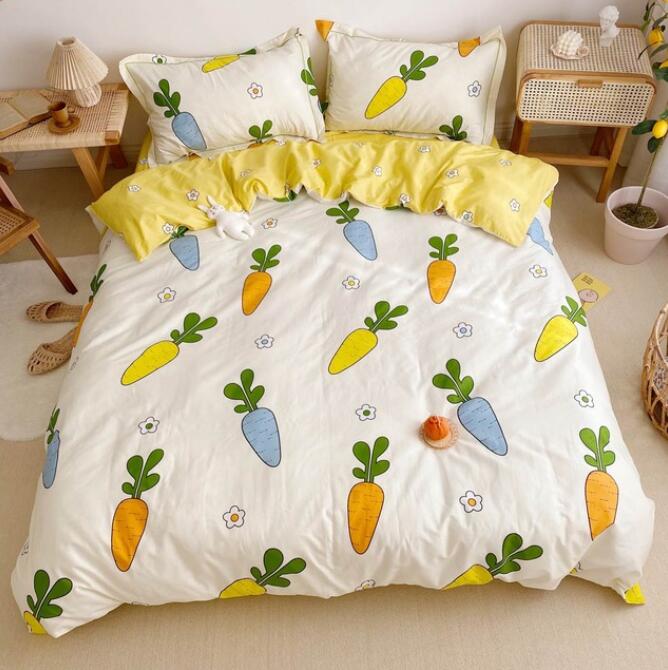 3D Carrot 5037 Bed Pillowcases Quilt