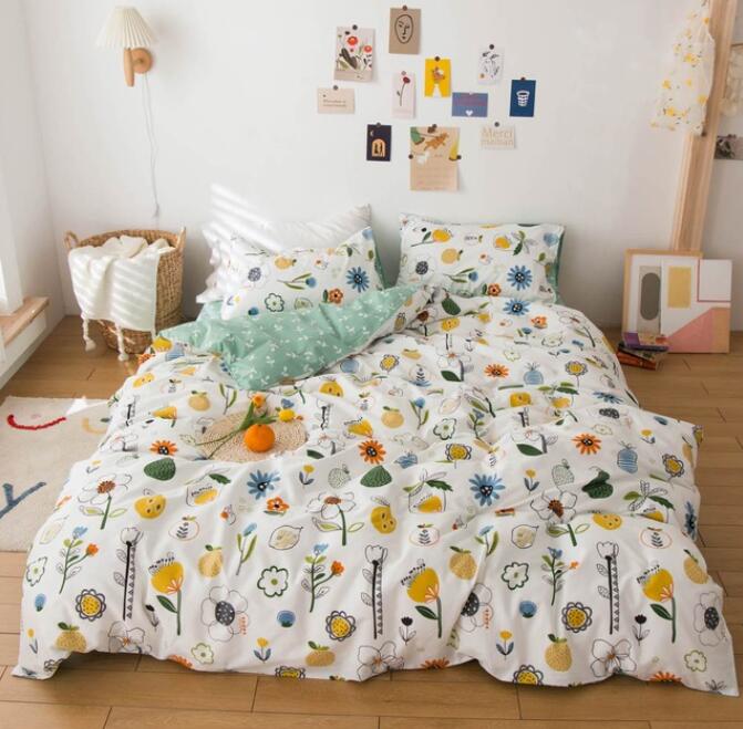 3D Color Small Yellow Pattern 5022 Bed Pillowcases Quilt