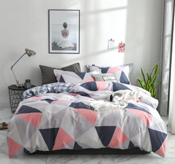 3D Triangle 30345 Bed Pillowcases Quilt