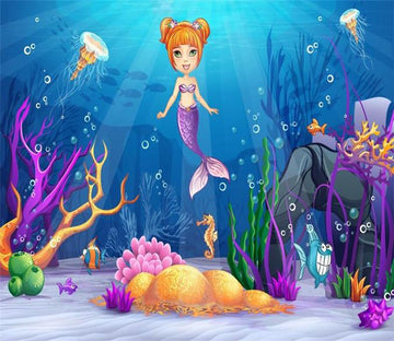 3D Mermaid Girl 353 Wallpaper AJ Wallpaper 
