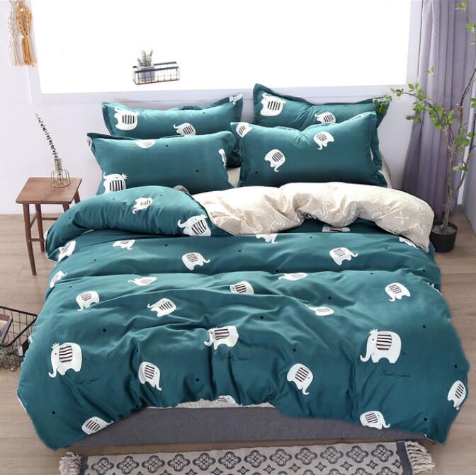 3D Baby Elephant Pattern 13089 Bed Pillowcases Quilt